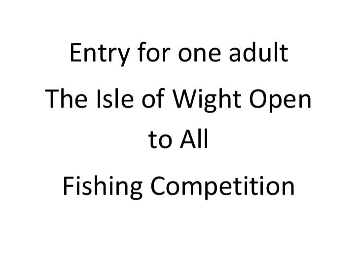 Entry to Fishing Comp